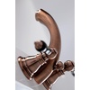 image:imageKingston Brass KB956AKLPN Duchess Widespread Bathroom Faucet with Plastic PopUp Polished NickelAntique Copper