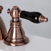 image:imageKingston Brass KB956AKLPN Duchess Widespread Bathroom Faucet with Plastic PopUp Polished NickelAntique Copper