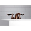 image:imageKingston Brass KB956AKLPN Duchess Widespread Bathroom Faucet with Plastic PopUp Polished NickelAntique Copper