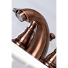 image:imageKingston Brass KB956AKLPN Duchess Widespread Bathroom Faucet with Plastic PopUp Polished NickelAntique Copper