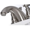 image:imageKingston Brass KB956AKLPN Duchess Widespread Bathroom Faucet with Plastic PopUp Polished NickelBrushed Nickel