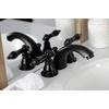 image:imageKingston Brass KB956AKLPN Duchess Widespread Bathroom Faucet with Plastic PopUp Polished NickelMatte Black