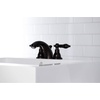 image:imageKingston Brass KB956AKLPN Duchess Widespread Bathroom Faucet with Plastic PopUp Polished NickelOil Rubbed Bronze