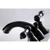image:imageKingston Brass KB956AKLPN Duchess Widespread Bathroom Faucet with Plastic PopUp Polished NickelOil Rubbed Bronze