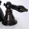 image:imageKingston Brass KB956AKLPN Duchess Widespread Bathroom Faucet with Plastic PopUp Polished NickelOil Rubbed Bronze