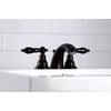 image:imageKingston Brass KB956AKLPN Duchess Widespread Bathroom Faucet with Plastic PopUp Polished NickelOil Rubbed Bronze