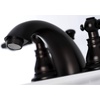 image:imageKingston Brass KB956AKLPN Duchess Widespread Bathroom Faucet with Plastic PopUp Polished NickelOil Rubbed Bronze