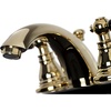 image:imageKingston Brass KB956AKLPN Duchess Widespread Bathroom Faucet with Plastic PopUp Polished NickelPolished Brass