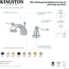 image:imageKingston Brass KB956PLPN Victorian MiniWidespread Bathroom Faucet with PopUp Drain Polished Nickel
