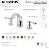image:imageKingston Brass KB982ACL American Classic Widespread Bathroom Faucet with Retail PopUp Polished BrassPolished Nickel