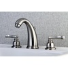 image:imageKingston Brass KB982FL Royale Widespread Lavatory Faucet with Brass PopUp Polished Brass8Inch Adjustable CenterBrushed Nickel