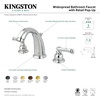 image:imageKingston Brass KB982FL Royale Widespread Lavatory Faucet with Brass PopUp Polished Brass8Inch Adjustable CenterPolished Chrome