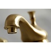 image:imageKingston Brass KS1166BX 8 in Widespread Bathroom Faucet Polished NickelBrushed Brass
