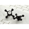 image:imageKingston Brass KS1166BX 8 in Widespread Bathroom Faucet Polished NickelMatte Black