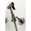 image:imageKingston Brass KS1268AXBS Heritage Wall Mount Kitchen Faucet Sprayer Brushed NickelBrushed Nickel