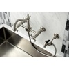image:imageKingston Brass KS1268AXBS Heritage Wall Mount Kitchen Faucet Sprayer Brushed NickelBrushed Nickel