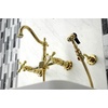 image:imageKingston Brass KS1268AXBS Heritage Wall Mount Kitchen Faucet Sprayer Brushed NickelPolished Brass