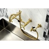 image:imageKingston Brass KS1268AXBS Heritage Wall Mount Kitchen Faucet Sprayer Brushed NickelPolished Brass