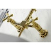 image:imageKingston Brass KS1268AXBS Heritage Wall Mount Kitchen Faucet Sprayer Brushed NickelPolished Brass