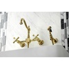 image:imageKingston Brass KS1268AXBS Heritage Wall Mount Kitchen Faucet Sprayer Brushed NickelPolished Brass