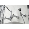 image:imageKingston Brass KS1268AXBS Heritage Wall Mount Kitchen Faucet Sprayer Brushed NickelPolished Chrome