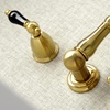 image:imageKingston Brass KS1288PKL Duchess Wall Mount Kitchen Faucet Brushed NickelBrushed Brass