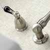 image:imageKingston Brass KS1288PKL Duchess Wall Mount Kitchen Faucet Brushed NickelBrushed Nickel