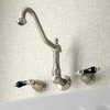 image:imageKingston Brass KS1288PKL Duchess Wall Mount Kitchen Faucet Brushed NickelBrushed Nickel