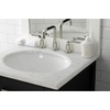image:imageKingston Brass KS142KLPN Whitaker Widespread Bathroom Faucet with Push PopUp Polished NickelPolished Nickel