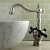 image:imageKingston Brass KS1491PKX Duchess 2Handle Vessel Sink Faucet Polished ChromeBrushed Nickel