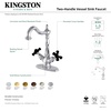 image:imageKingston Brass KS1491PKX Duchess 2Handle Vessel Sink Faucet Polished ChromeOil Rubbed Bronze
