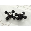 image:imageKingston Brass KS1491PKX Duchess 2Handle Vessel Sink Faucet Polished ChromeOil Rubbed Bronze