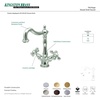 image:imageKingston Brass KS1493AX Vessel Sink Faucet Antique BrassAntique Brass