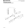 image:imageKingston Brass KS200C TwoHandle Adjustable Center Wall Mount Kitchen Faucet Polished ChromeBrushed Nickel