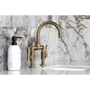image:imageKingston Brass KS2176TKL Bridge Bathroom Faucet with Brass PopUp Polished NickelAntique Brass