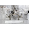 image:imageKingston Brass KS2176TKL Bridge Bathroom Faucet with Brass PopUp Polished NickelBrushed Nickel