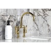 image:imageKingston Brass KS2176TKL Bridge Bathroom Faucet with Brass PopUp Polished NickelPolished Brass