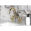 image:imageKingston Brass KS2176TKL Bridge Bathroom Faucet with Brass PopUp Polished NickelPolished Brass