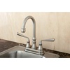 image:imageKingston Brass KS2492ZL Silver Sage TwoHandle 2Hole Deck Mount Bar Faucet in Polished BrassBrushed Nickel