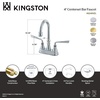 image:imageKingston Brass KS2492ZL Silver Sage TwoHandle 2Hole Deck Mount Bar Faucet in Polished BrassBrushed Nickel