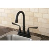 image:imageKingston Brass KS2492ZL Silver Sage TwoHandle 2Hole Deck Mount Bar Faucet in Polished BrassPolished Chrome