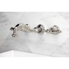 image:imageKingston Brass KS3126AX Vintage 2Handle Wall Mount Bathroom Faucet Polished NickelPolished Nickel