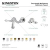image:imageKingston Brass KS3126AX Vintage 2Handle Wall Mount Bathroom Faucet Polished NickelPolished Nickel