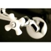image:imageKingston Brass KS613SB 2Handle Wall Mount Kitchen Faucet Brushed Brass 694 x 488 x 275Brushed Brass