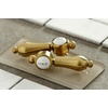 image:imageKingston Brass KS7997BAL Heirloom Bridge Bathroom Faucet with Brass PopUp Brushed BrassBrushed Brass