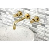image:imageKingston Brass KS8120DKL Kaiser Bathroom Faucet Matte Black 1131 x 763 x 306Brushed Brass