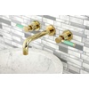 image:imageKingston Brass KS8120DKL Kaiser Bathroom Faucet Matte Black 1131 x 763 x 306Brushed Brass