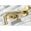 image:imageKingston Brass KS8120DKL Kaiser Bathroom Faucet Matte Black 1131 x 763 x 306Brushed Brass