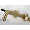 image:imageKingston Brass KS8120DKL Kaiser Bathroom Faucet Matte Black 1131 x 763 x 306Polished Brass