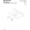 image:imageKingston Brass KVPB3622M38 Fauceture Templeton Vanity with Tops with 17 x 14 Undermount Sink 36 L x 22 W x 1214 D Carrara Marble WhiteCarrara Marble White